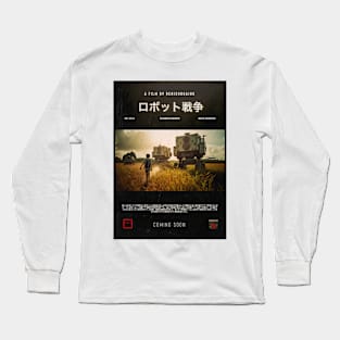 Robot War 2 Japan Retro Poster Long Sleeve T-Shirt